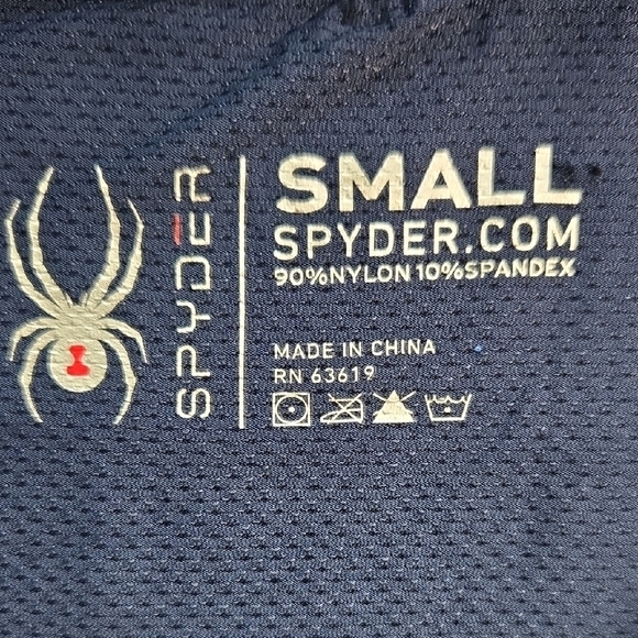 Spyder Blue Boxer Briefs with Contoured Pouch - Picture 2 of 4